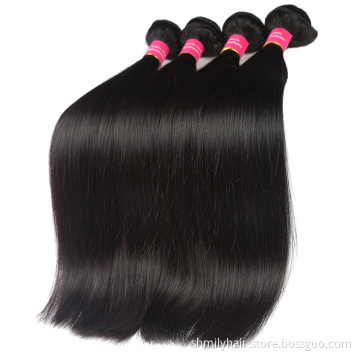 Raw Human hair weave bundles,straight raw Brazilian virgin cuticle aligned hair,raw wholesale bundle virgin hair vendors